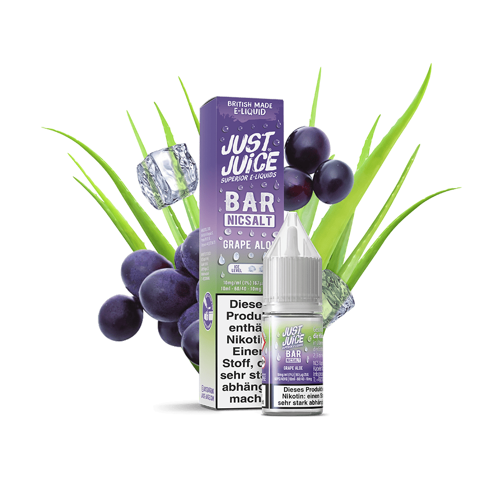 Just Juice Nikotinsalz - Grape Aloe - 10ml Liquid 10mg  C