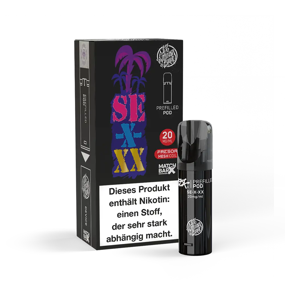 187 Strassenbande - SE-X-XX - E-Shisha Pod 20mg Nikotinsalz