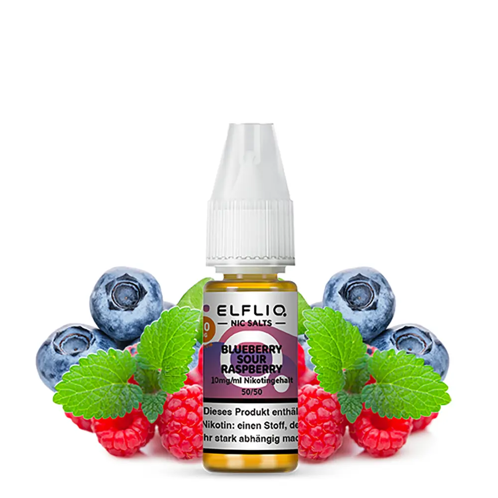 Elfliq by Elfbar Nikotinsalz - Blueberry Sour Raspberry - Liquid 10mg