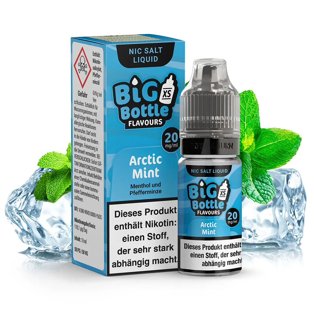 Big Bottle Flavours - Arctic Mint - 10ml 20mg Nikotinsalz  