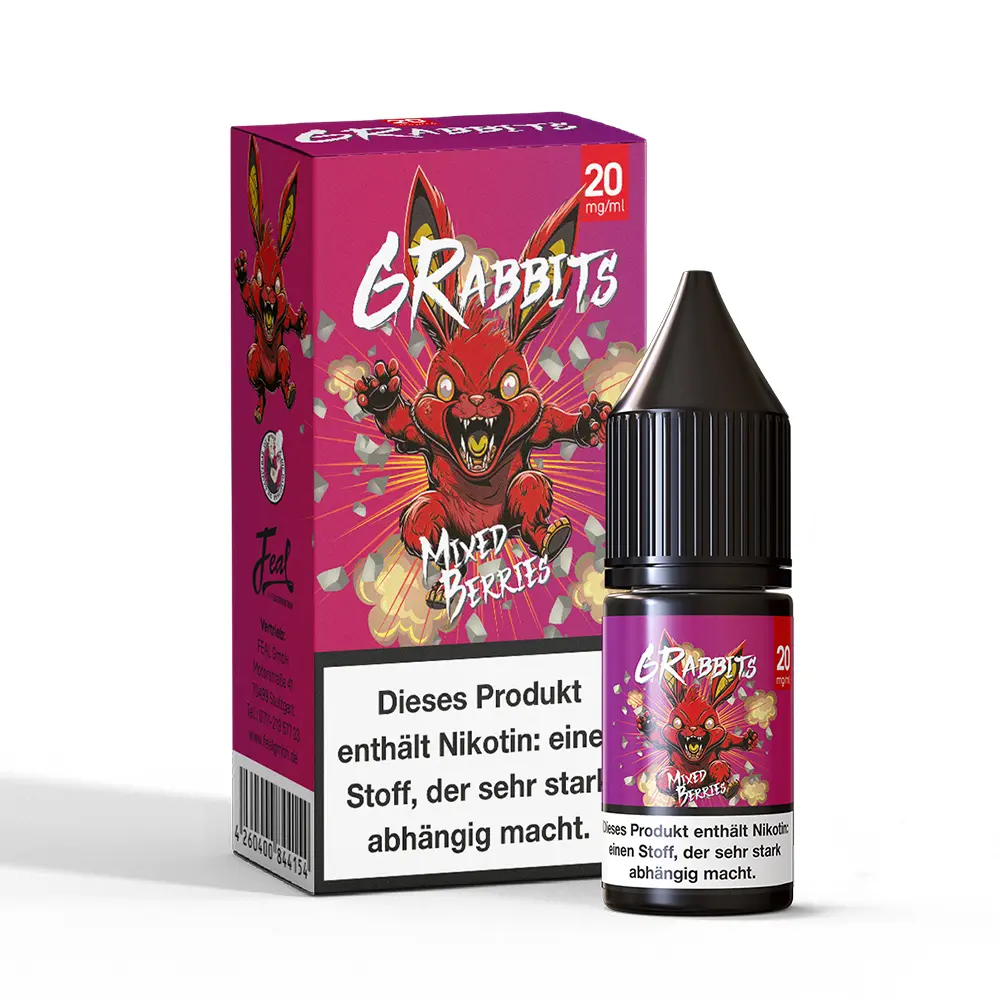 6Rabbits Nikotinsalz - Mixed Berries - 20mg Liquid 10ml 