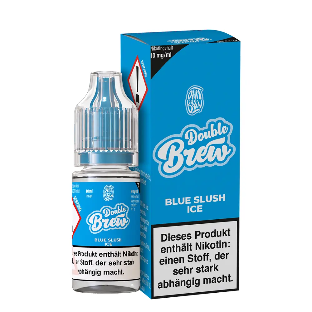 Double Brew Nikotinsalz - Blue Slush Ice - 10mg 10ml 