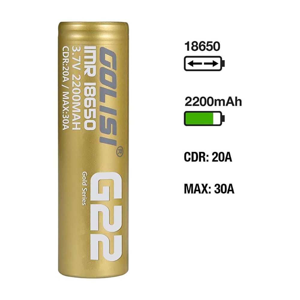 Golisi G22 Akku 18650 2200mAh/20A