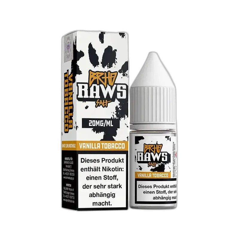 BRHD Barehead Hybrid Nikotinsalz - RAWS Vanilla Tobacco - 20mg 10ml 