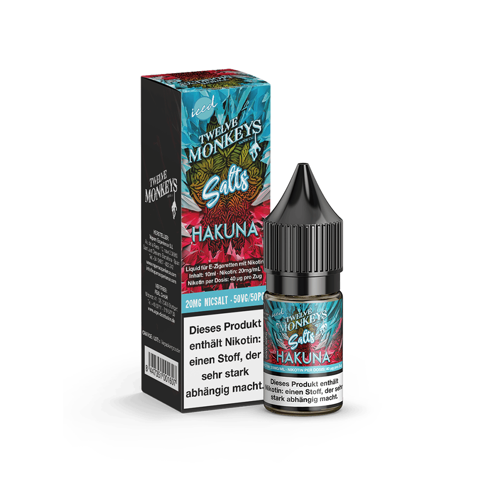 Twelve Monkeys Nikotinsalz - Hakuna - 10ml Liquid 20mg 