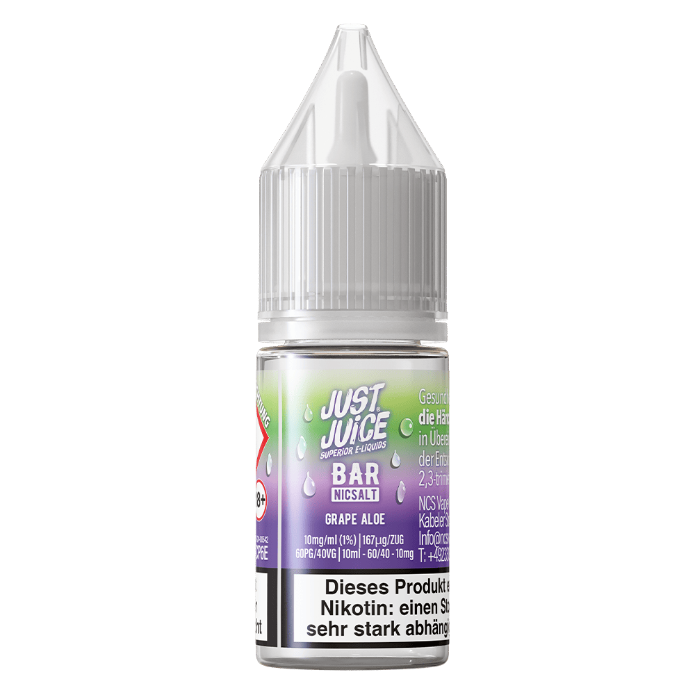 Just Juice Nikotinsalz - Grape Aloe - 10ml Liquid 10mg  C