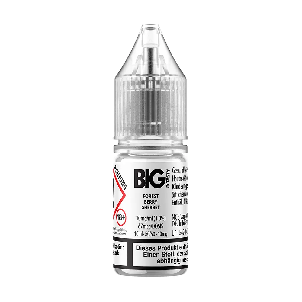 Big Tasty - Forest Berry Sherbet - 10mg 10ml Nikotinsalz Overdosed Liquid 