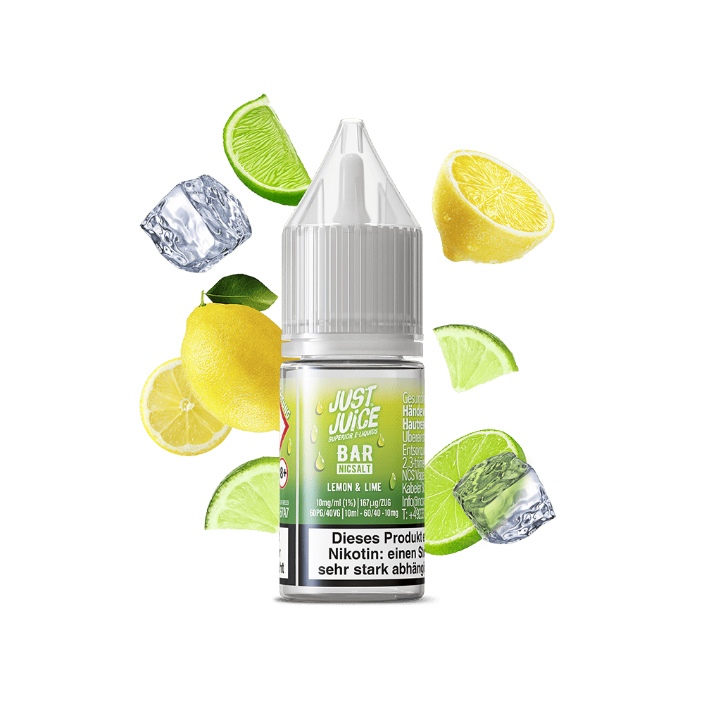 Just Juice Nikotinsalz - Lemon & Lime - 10ml Liquid 10mg  C