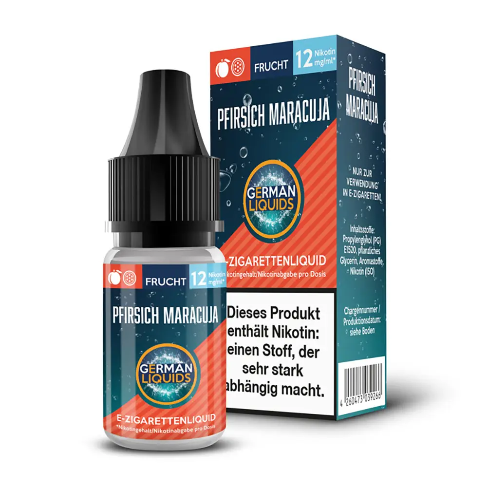 German Liquids Pfirsich Maracuja 12mg