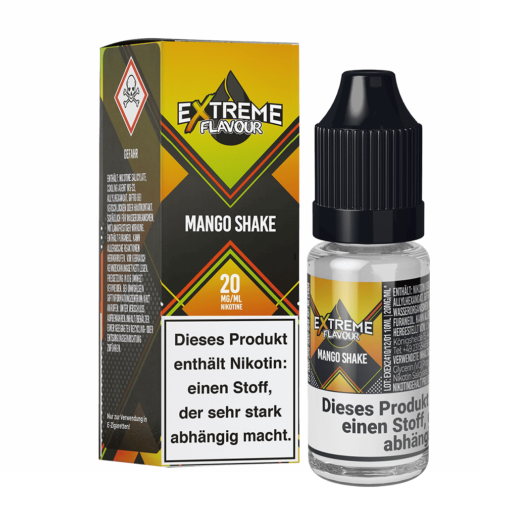 Extreme Flavour - Mango Shake - 20mg 10ml Hybrid-Nikotinsalzliquid  C