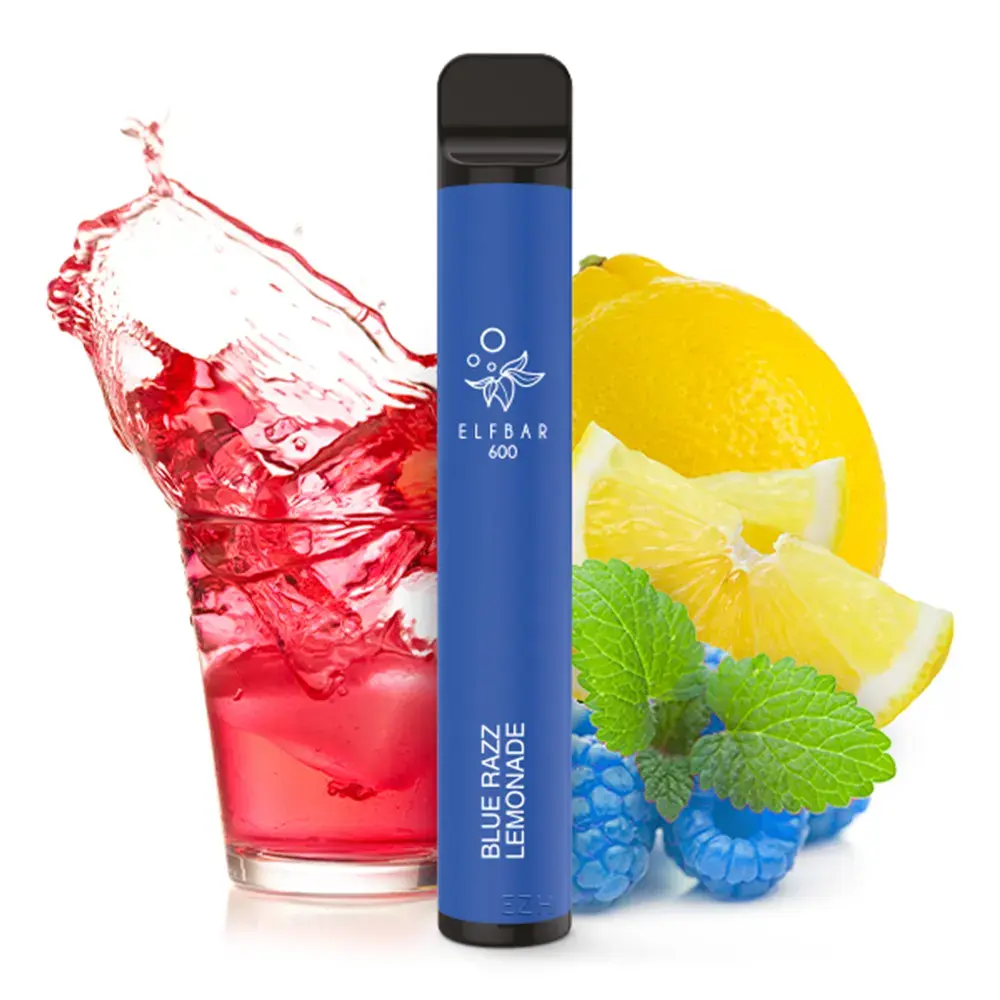 Elfbar 600 Blue Razz Lemonade Nikotinfrei 