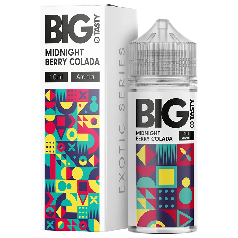 Big Tasty Longfill - Midnight Berry Colada - 10ml in 120ml Flasche 