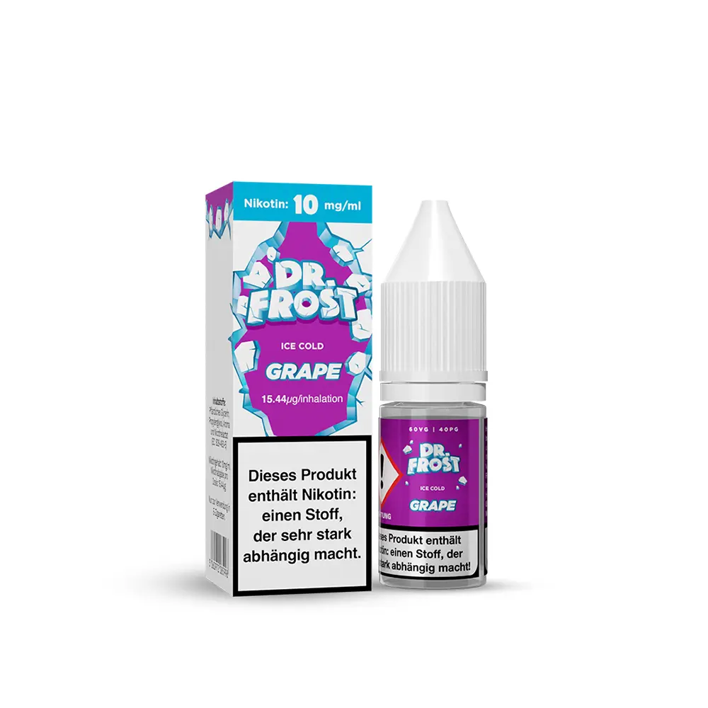 Dr. Frost Nikotinsalz - Ice Cold  Grape - Liquid 10mg 10ml 