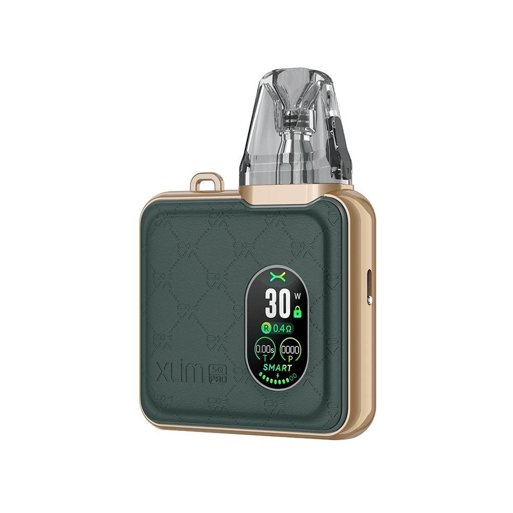 OXVA Xlim SQ Pro Pod Kit Green Leather