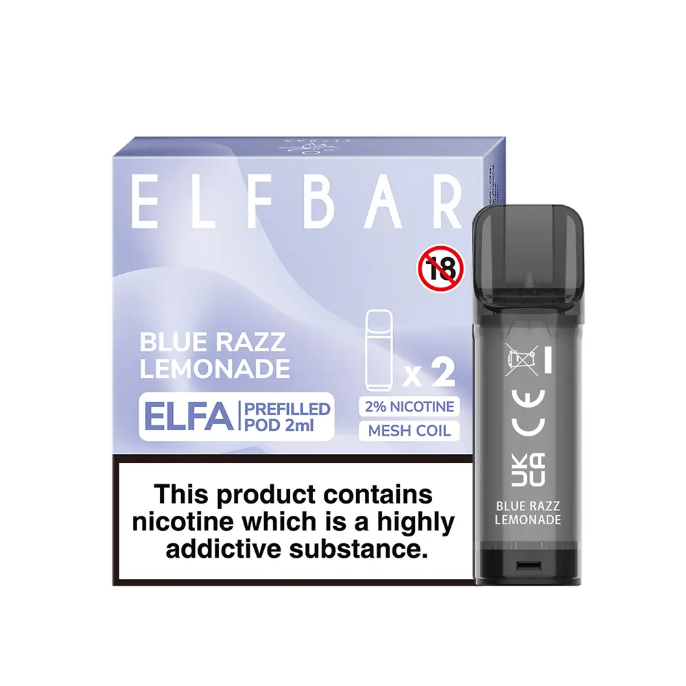 Elfbar Elfa Einweg Pod Blue Razz Lemonade