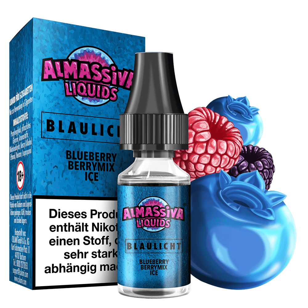 Almassiva Nikotinsalz Blaulicht 10mg Liquid