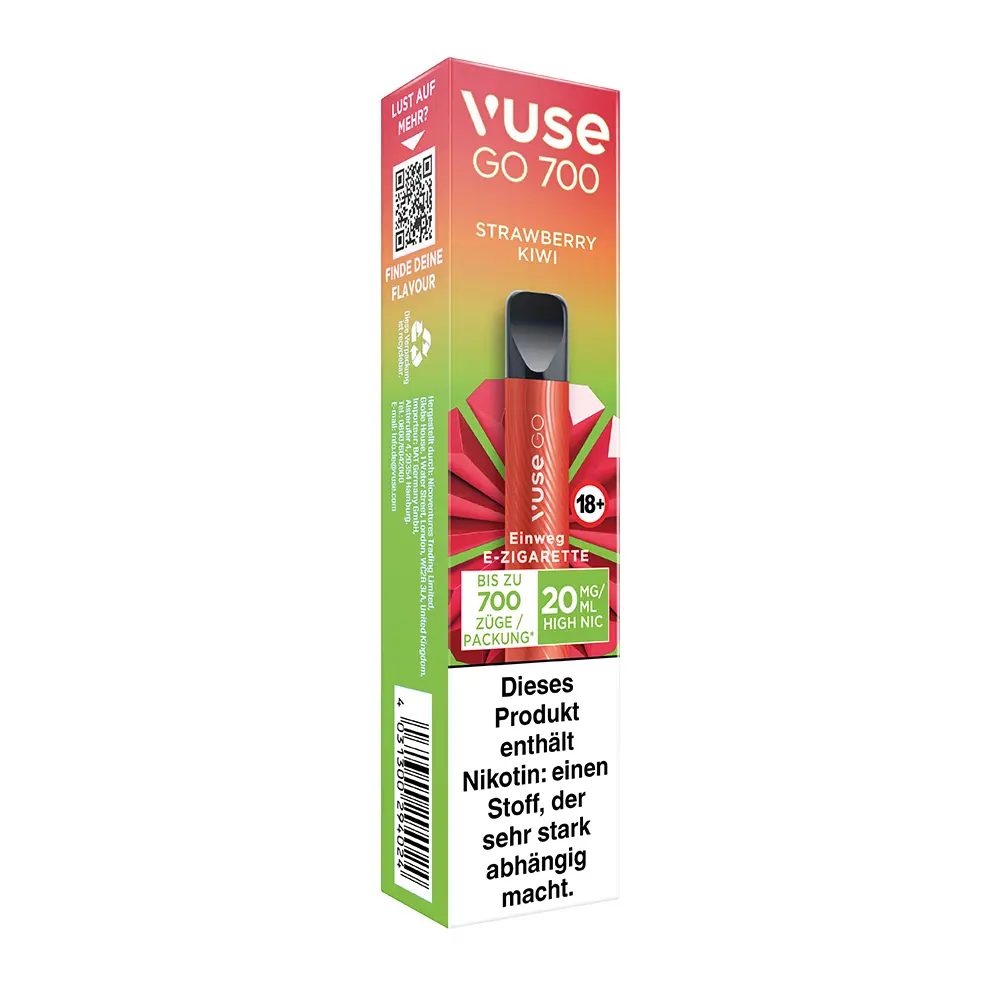 Vuse GO 700 Strawberry Kiwi 20mg Einweg E-Zigarette 