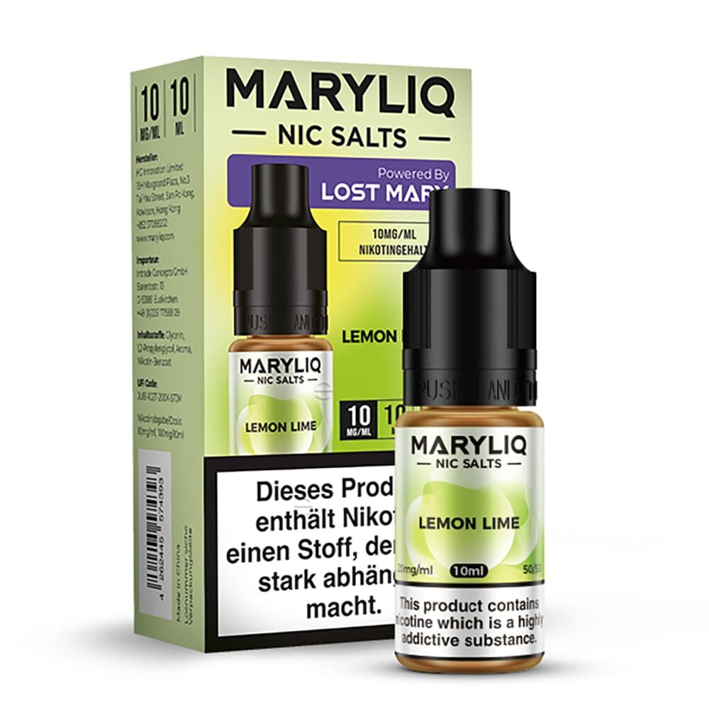 Maryliq Nikotinsalz - Lemon Lime - 10mg