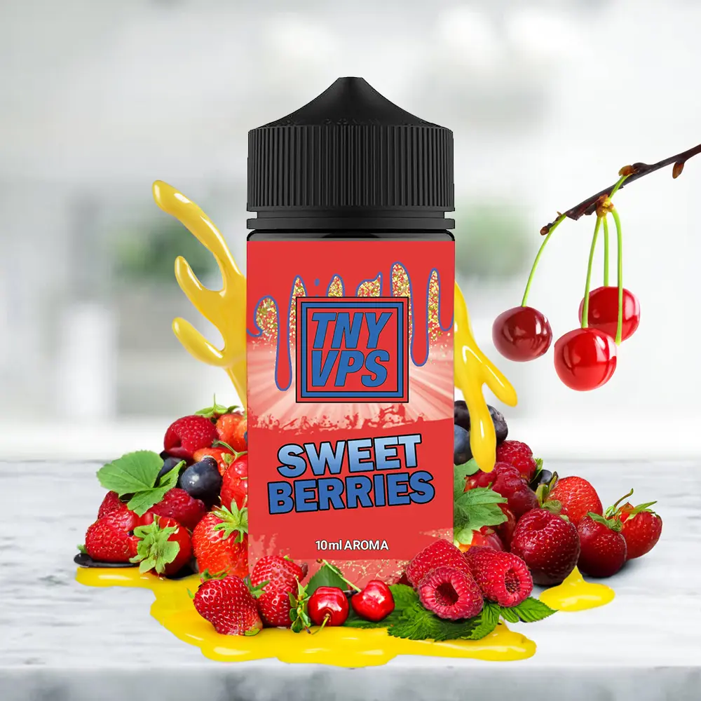 Tony Vapes Longfill - Sweet Berries - 10ml in 100ml Flasche 