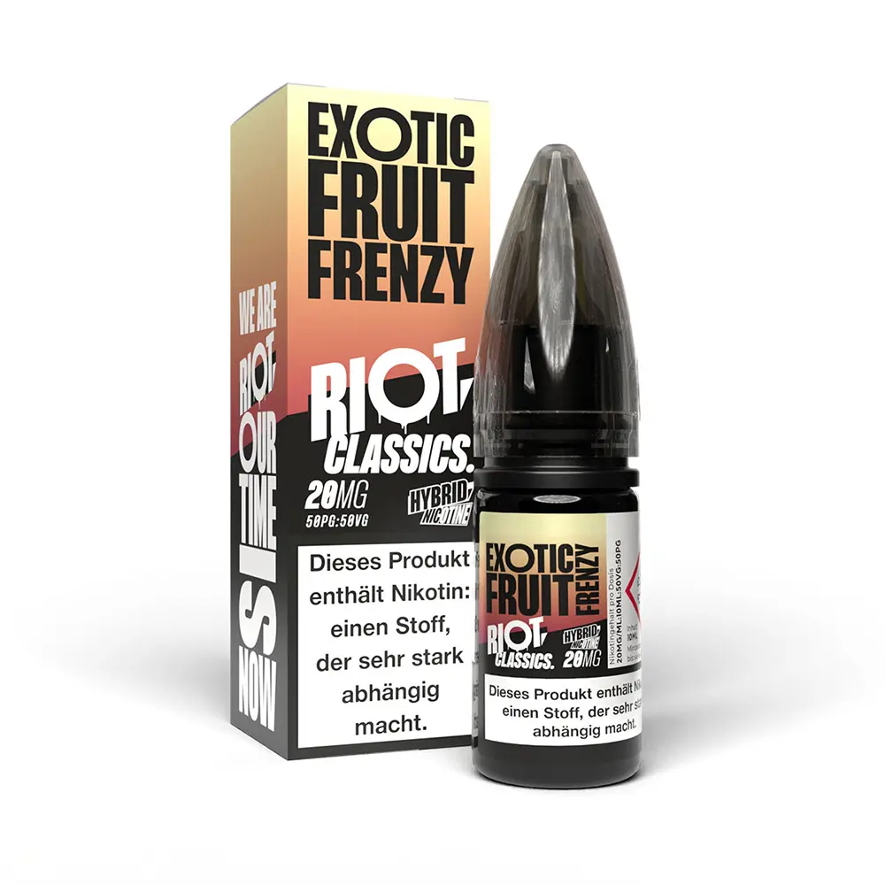 Riot Squad Hybrid Nikotinsalz - Classic Exotic Fruit Frenzy - 20mg 10ml 