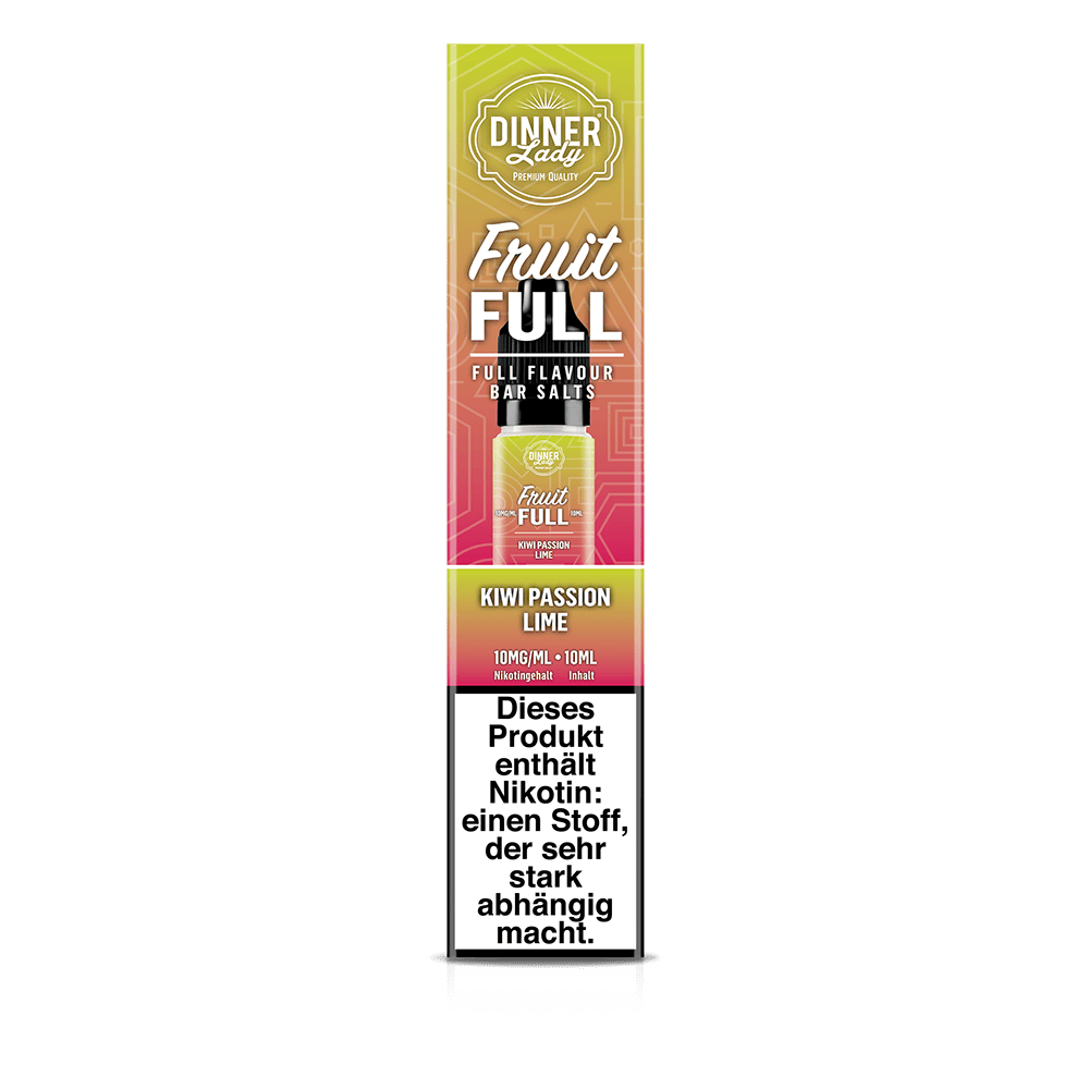 Dinner Lady Fruit Full Nikotinsalz Kiwi Passion Lime 10ml 10mg