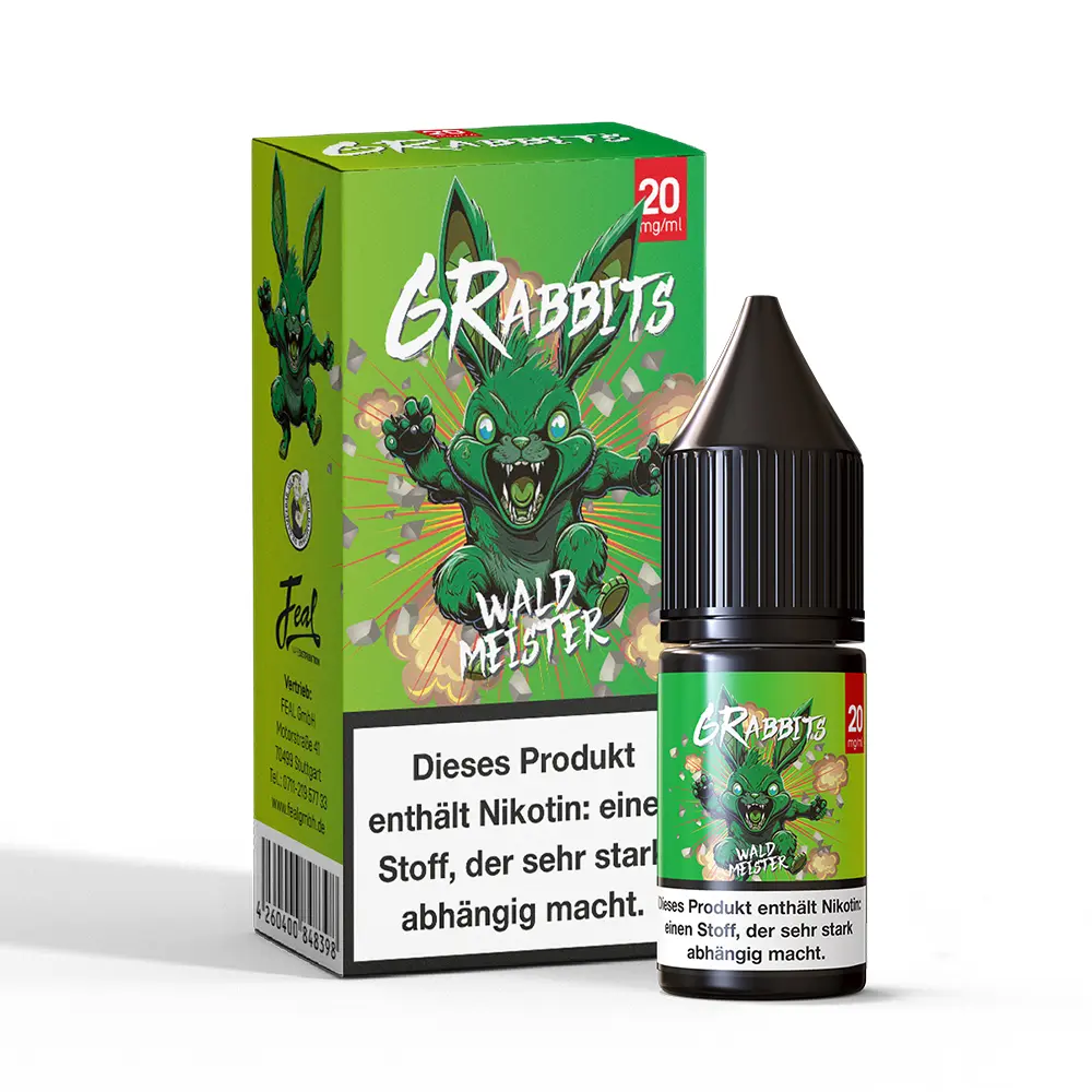 6Rabbits Nikotinsalz - Waldmeister - 20mg Liquid 10ml 