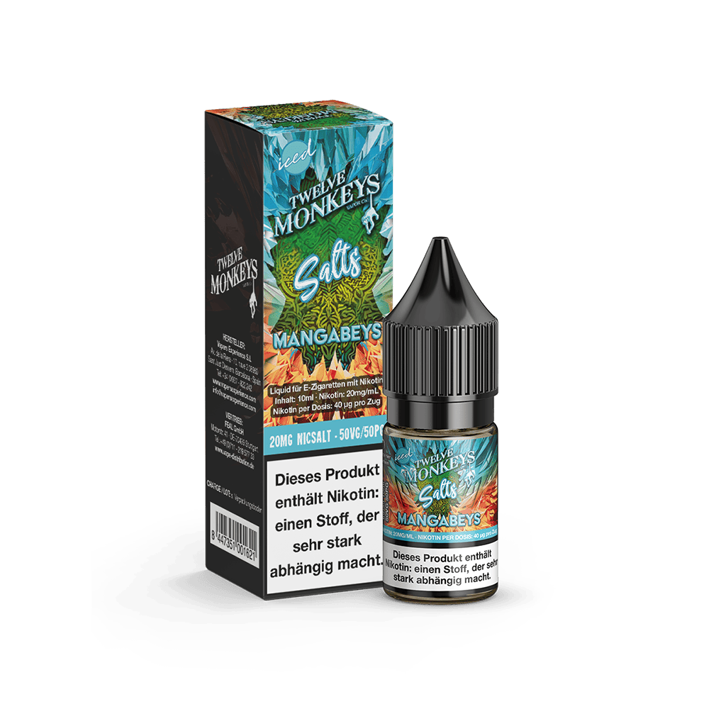 Twelve Monkeys Nikotinsalz - Mangabeys - 10ml Liquid 20mg 