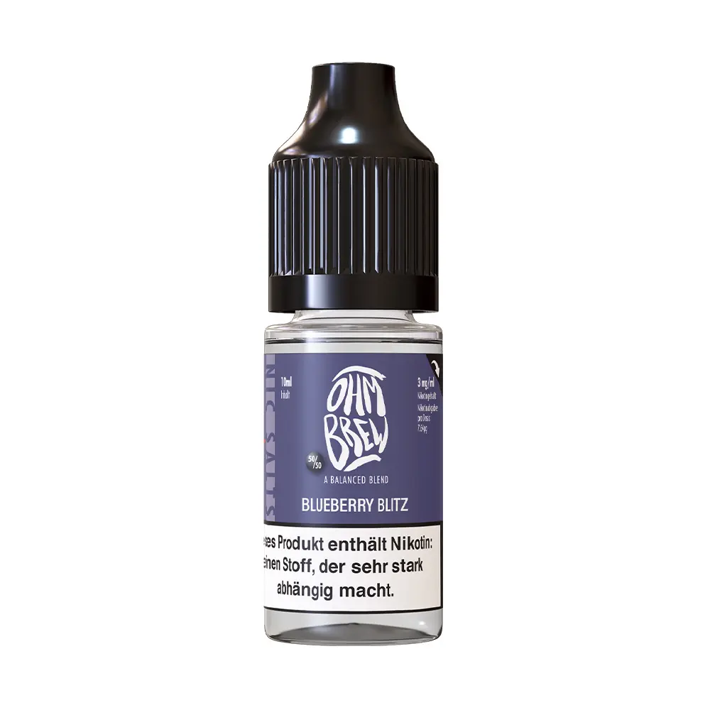 Ohm Brew Blueberry Blitz Nikotinsalzliquid 6mg 