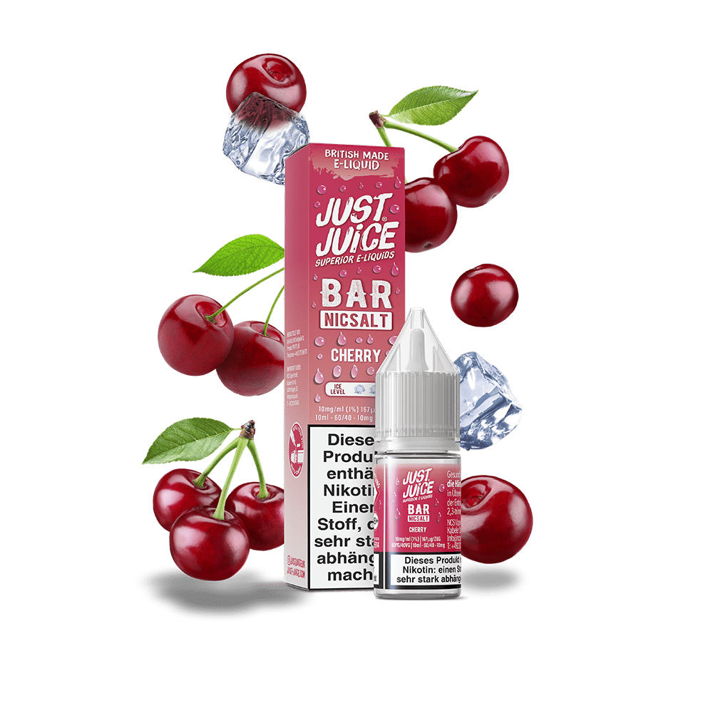 Just Juice Nikotinsalz - Cherry - 10ml Liquid 10mg  C