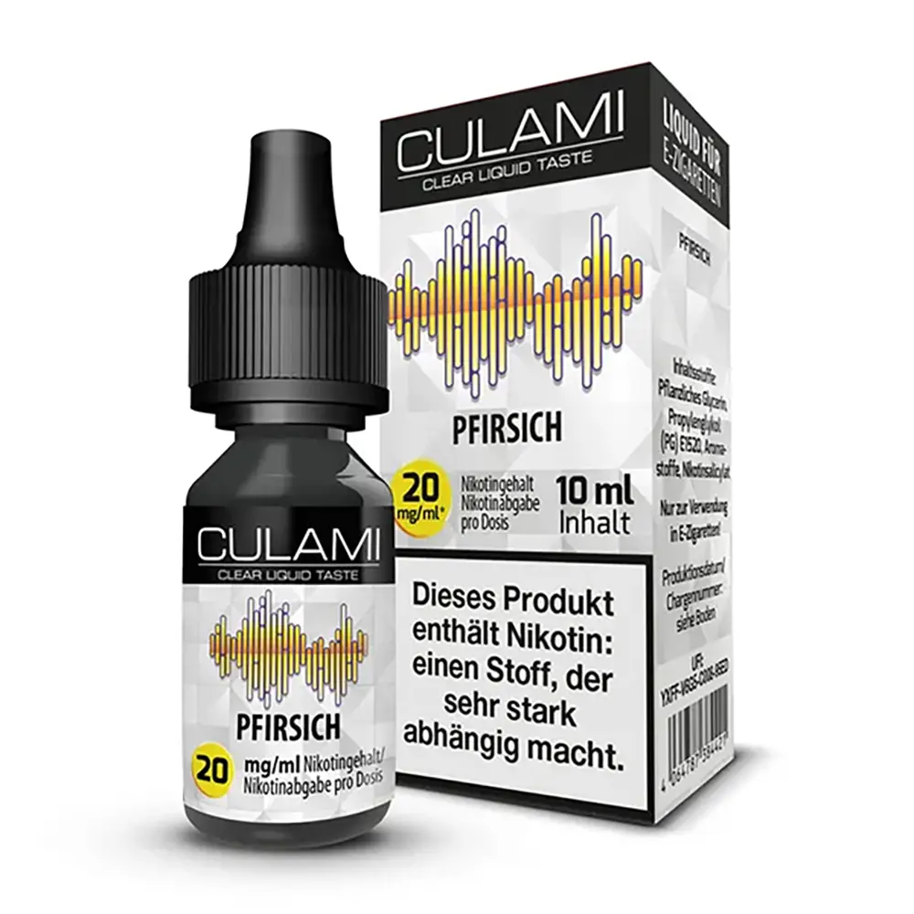 CULAMI Pfirsich 20mg Nikotinsalz 10ml Liquid 