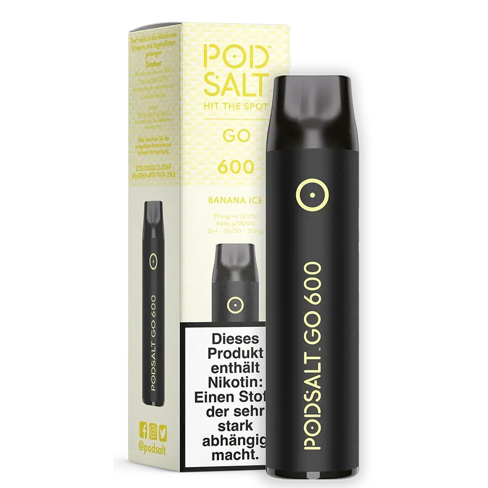 Pod Salt GO 600 Banana Ice 20mg 