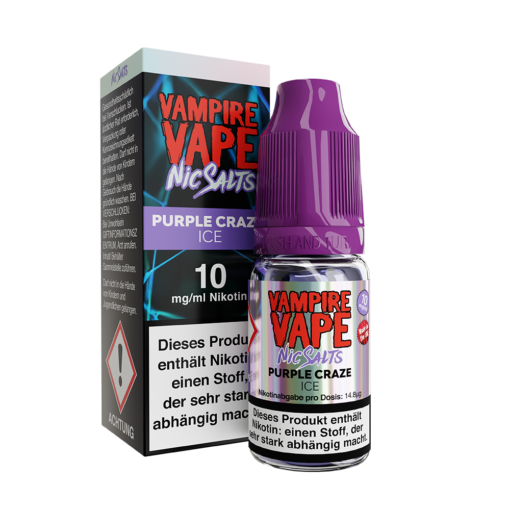 Vampire Vape Nikotinsalz - Purple Craze - Liquid 20mg 10ml 