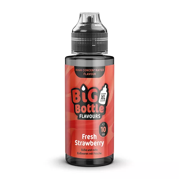 Big Bottle Flavours Fresh Strawberry Aroma 10ml in 120ml Flasche 