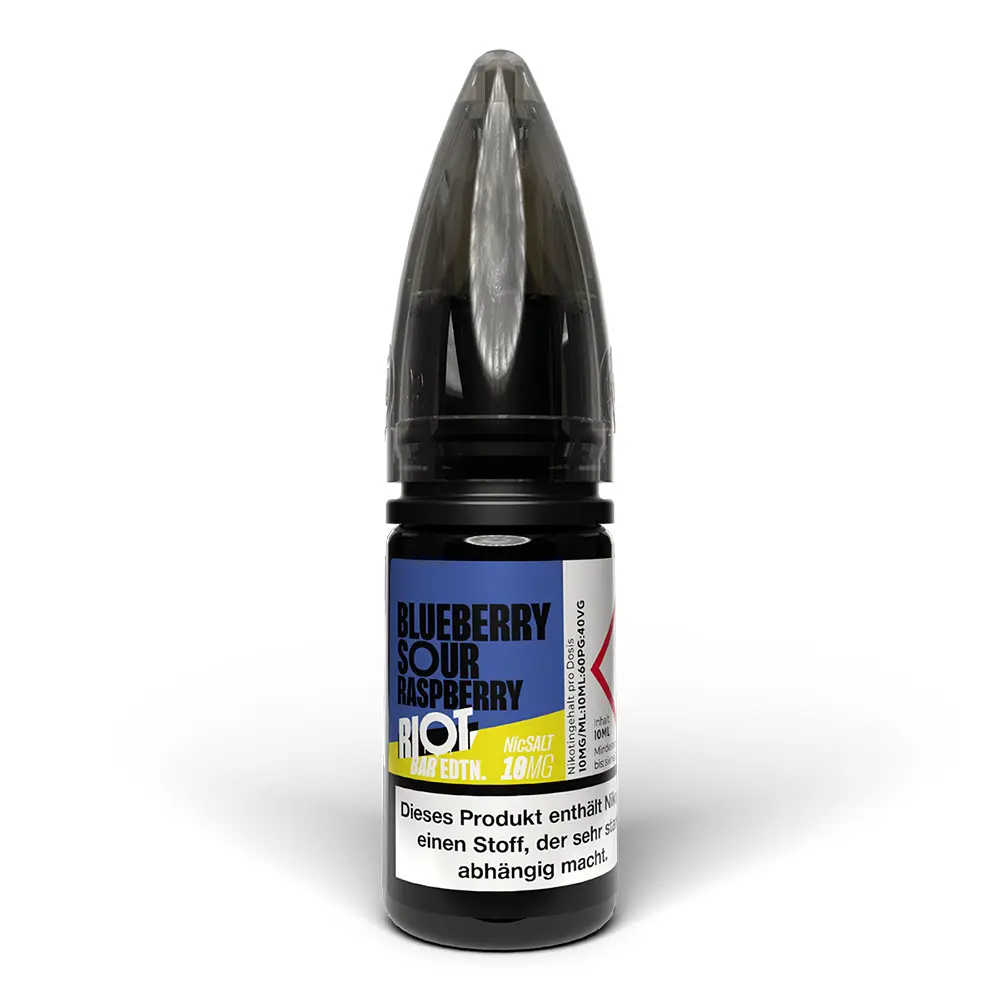 Riot Squad Nikotinsalz - Blueberry Sour Raspberry - Liquid 10mg 10ml 