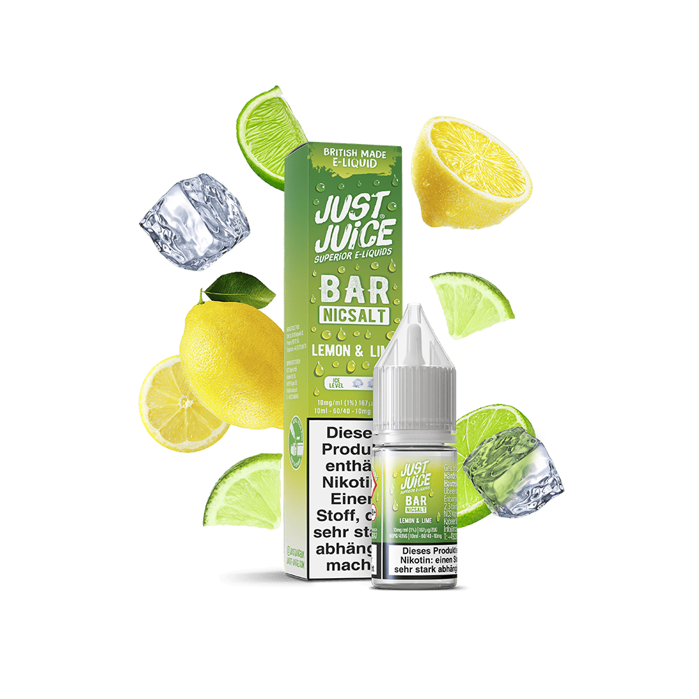 Just Juice Nikotinsalz - Lemon & Lime - 10ml Liquid 10mg  C