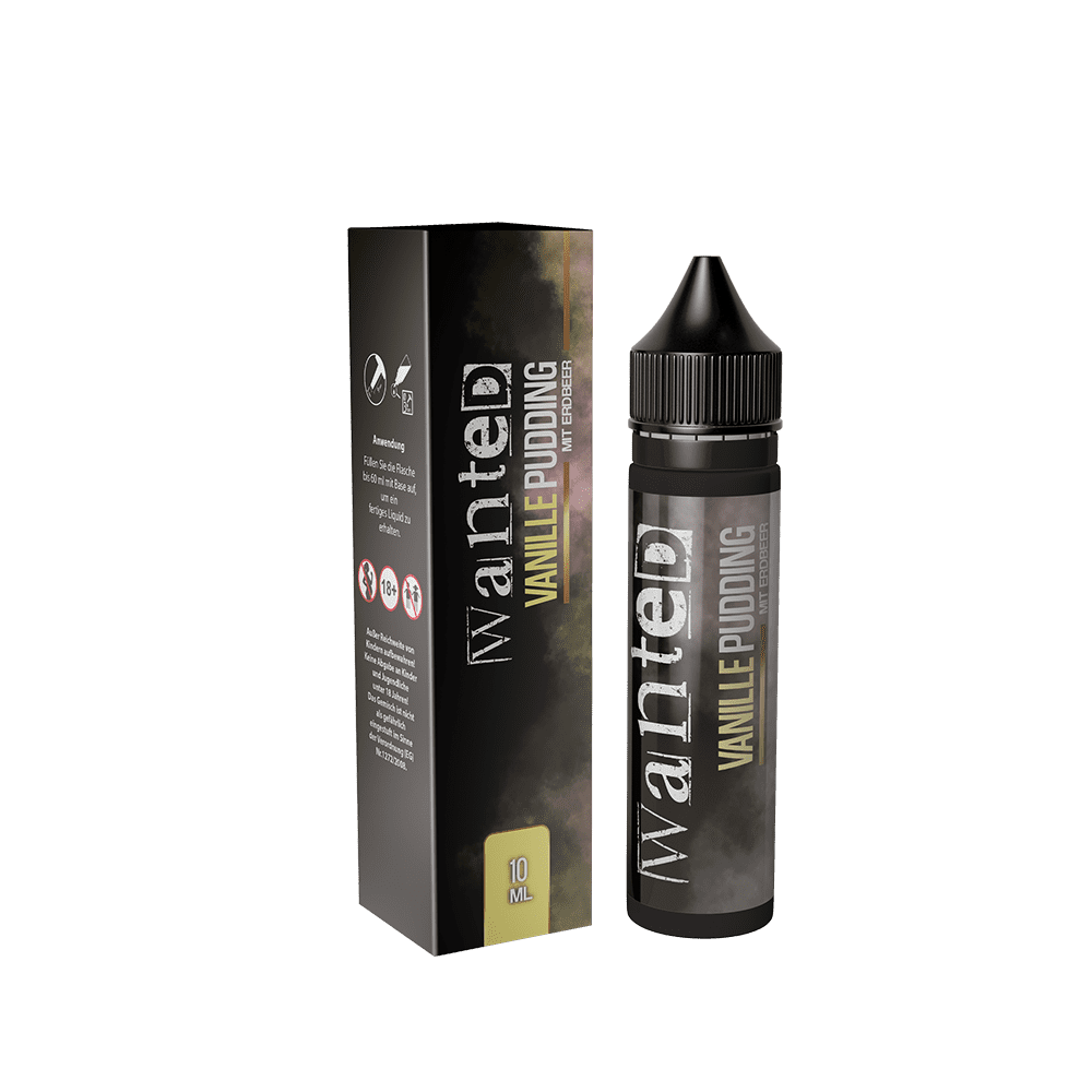 Wanted Aroma Vanillepudding Erdbeere 10ml