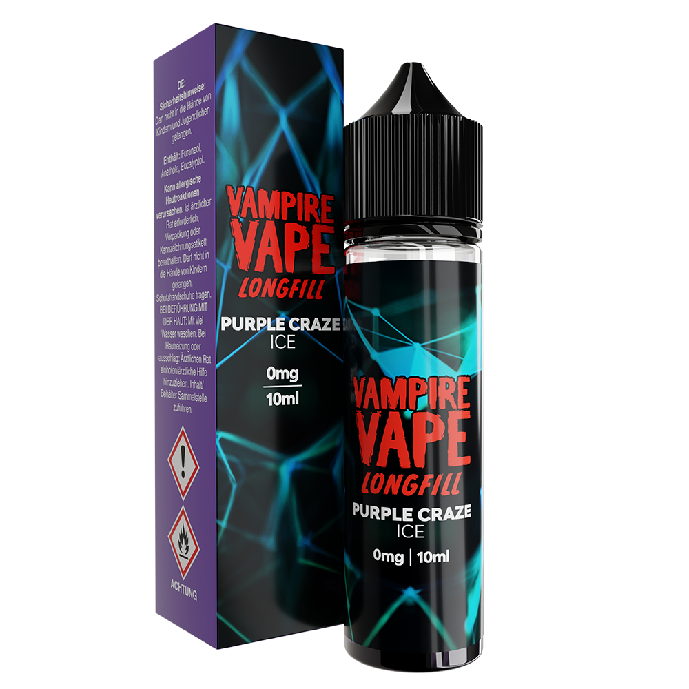 Vampire Vape Aroma Longfill - Purple Craze Ice - 10ml in 60ml Flasche 