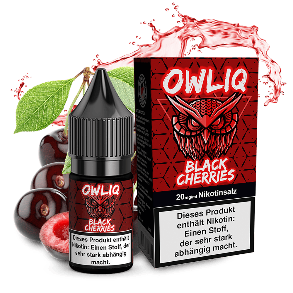 OWLIQ Black Cherries Nikotinsalz Liquid 10mg