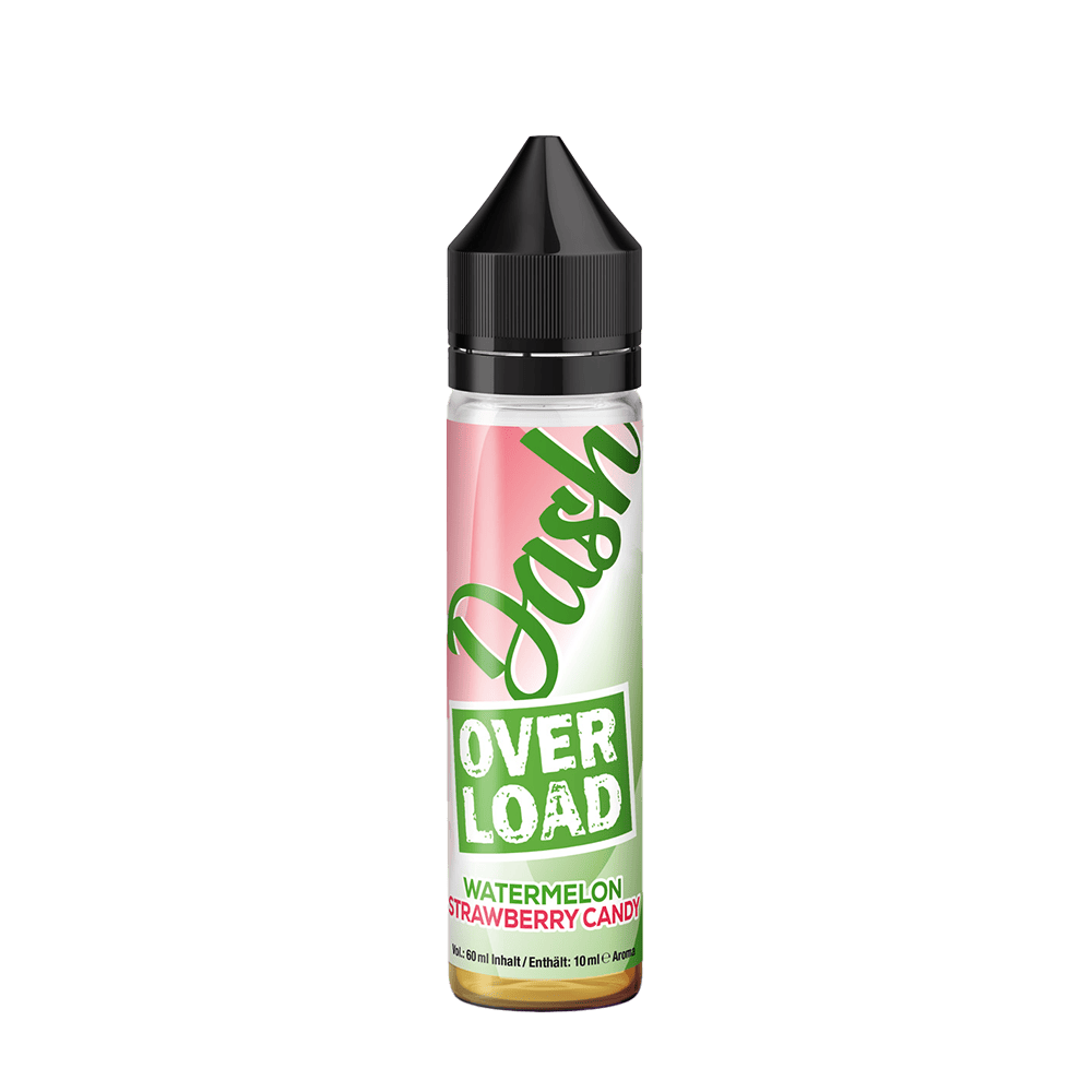 Dash Overload Aroma Longfill - Watermelon Strawberry Candy - 10ml in 60ml Flasche 