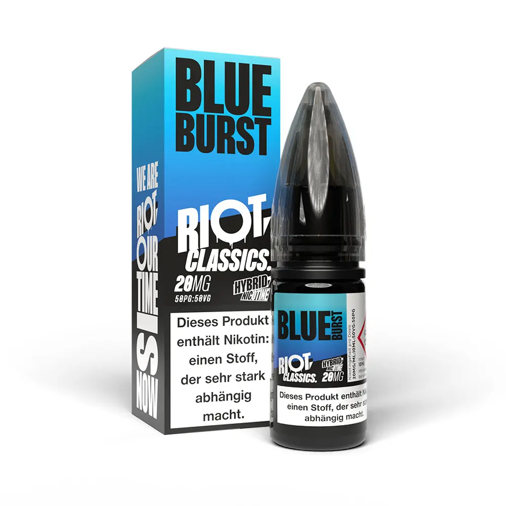 Riot Squad Hybrid Nikotinsalz - Classic Blue Burst - 20mg 10ml 