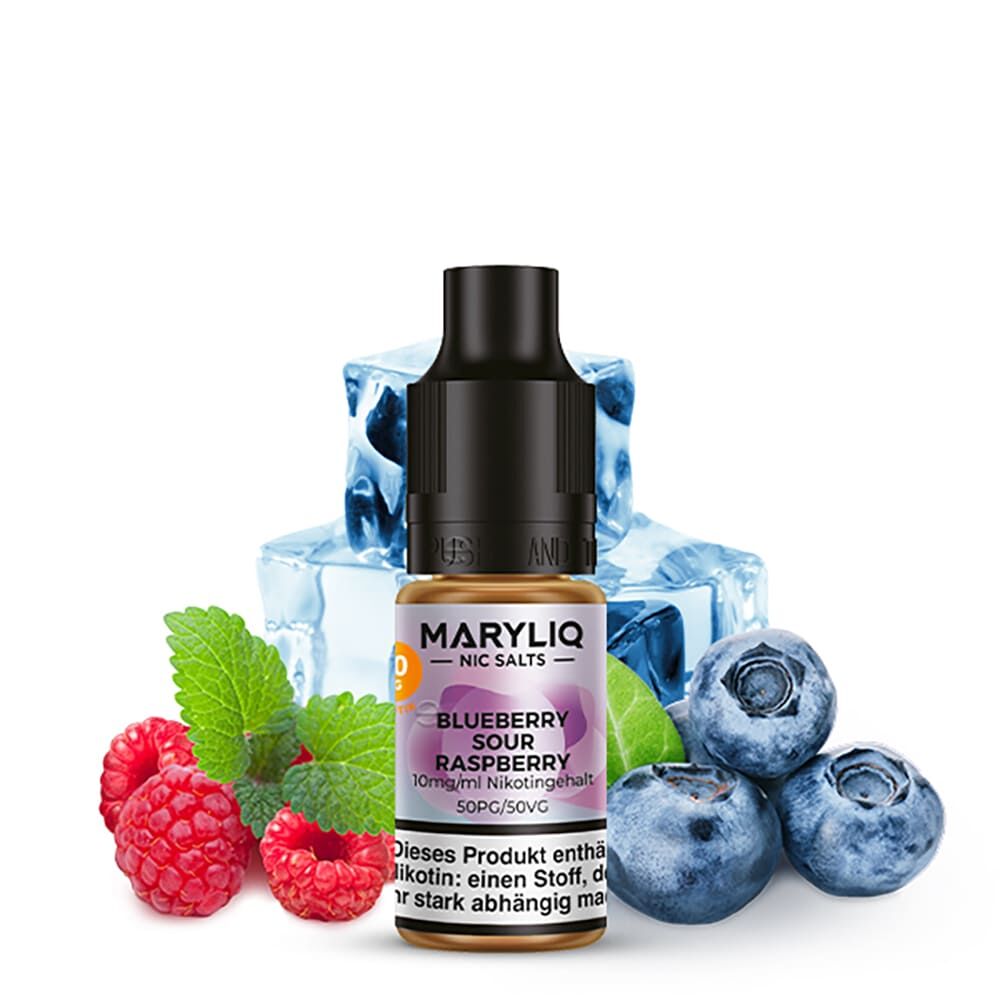 Maryliq Nikotinsalz - Blueberry Sour Raspberry - 10mg