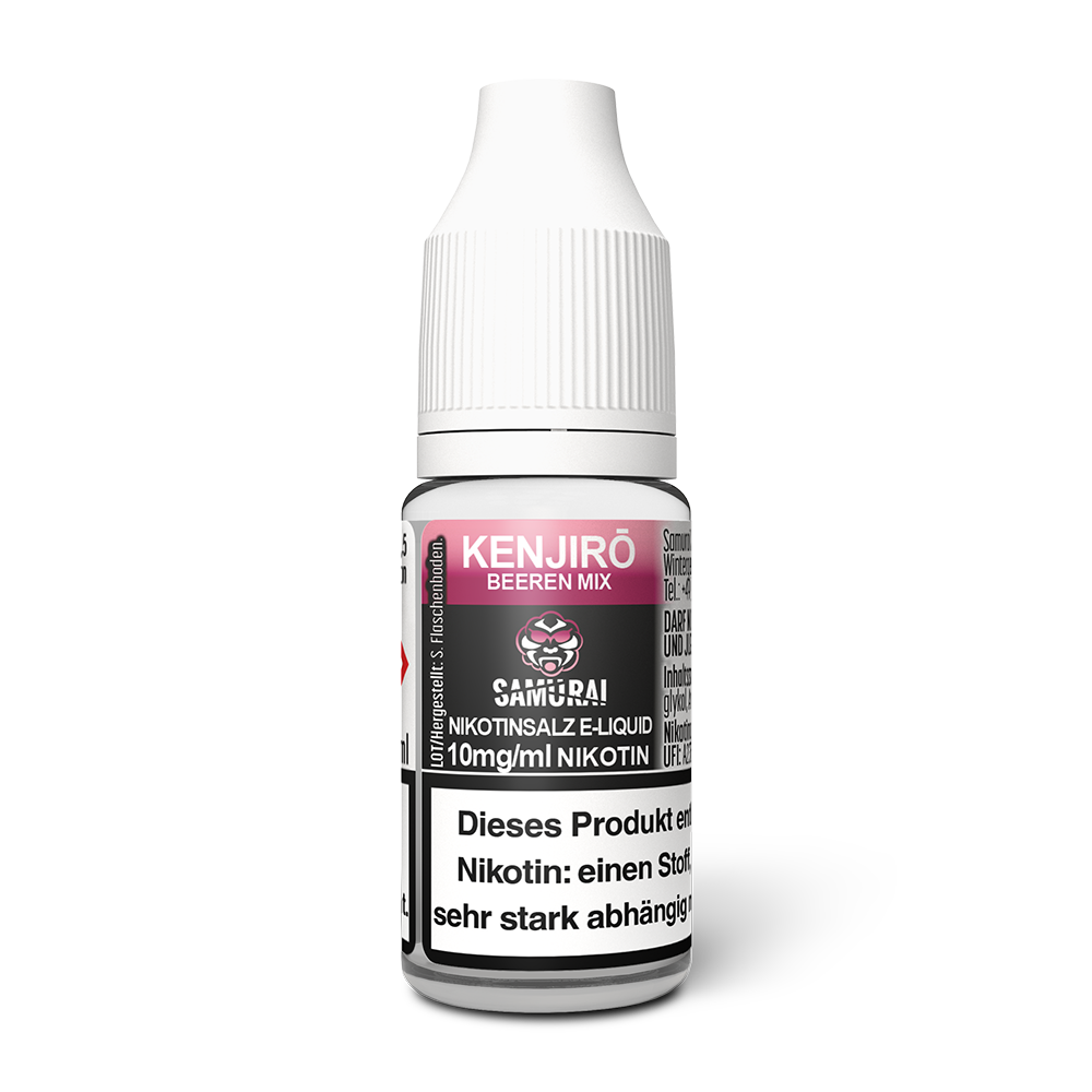 Samurai Kenjiro Beeren Mix Nikotinsalz Liquid 10mg