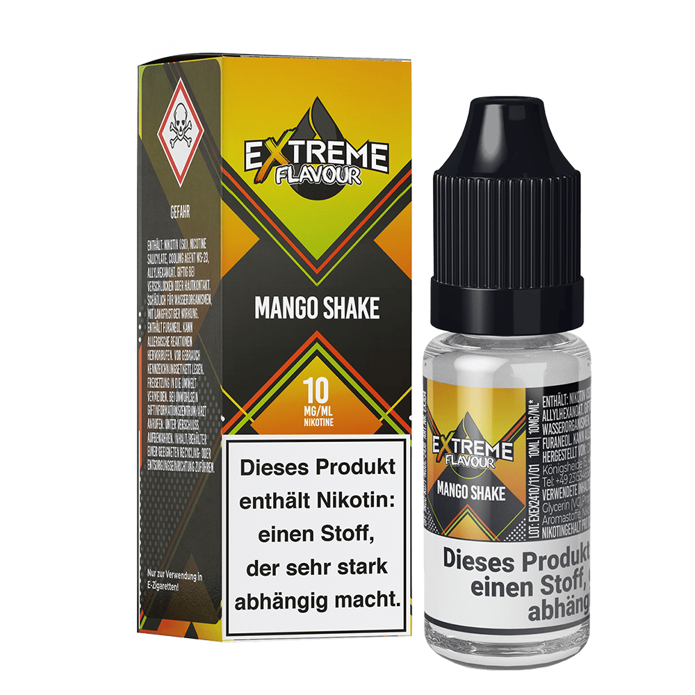 Extreme Flavour - Mango Shake - 10mg 10ml Hybrid-Nikotinsalzliquid  C