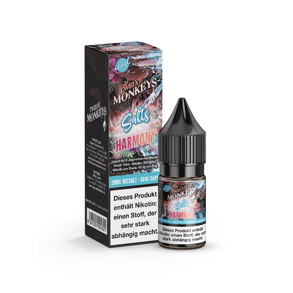 Twelve Monkeys Nikotinsalz - Harmony - 10ml Liquid 20mg 