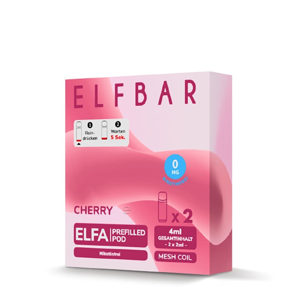 Elfbar Elfa Einweg Pod - Cherry - 0mg 2ml 