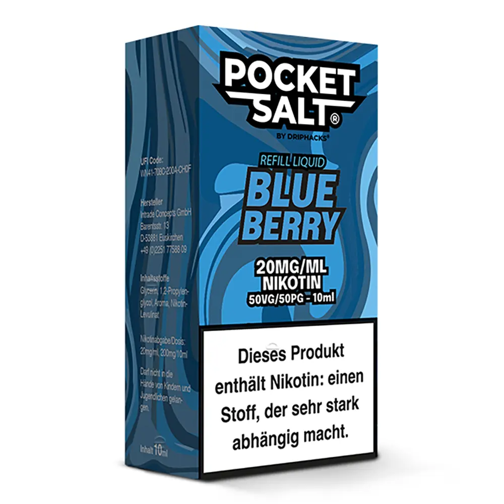 Pocket Salt Blueberry Nikotinsalz Liquid 20mg