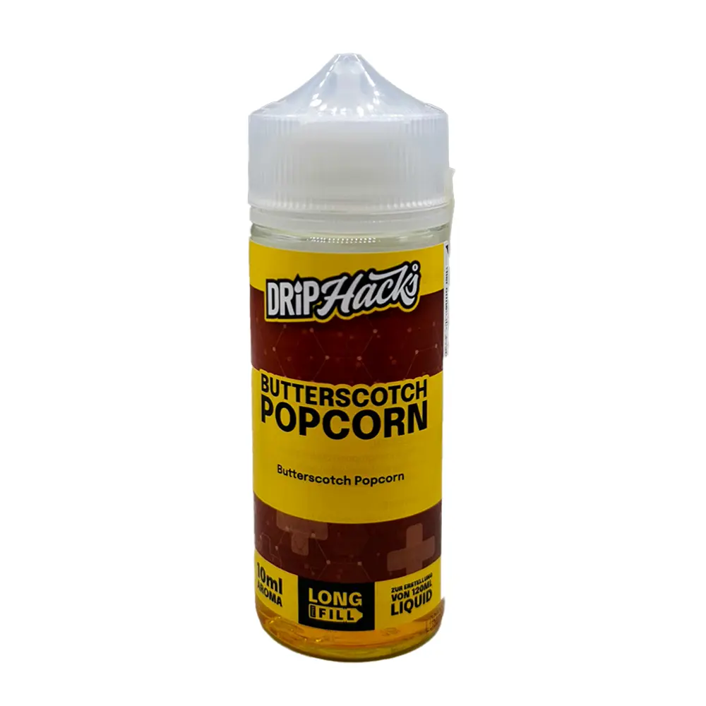 Drip Hacks Butterscotch Popcorn 10ml in 120ml Flasche 