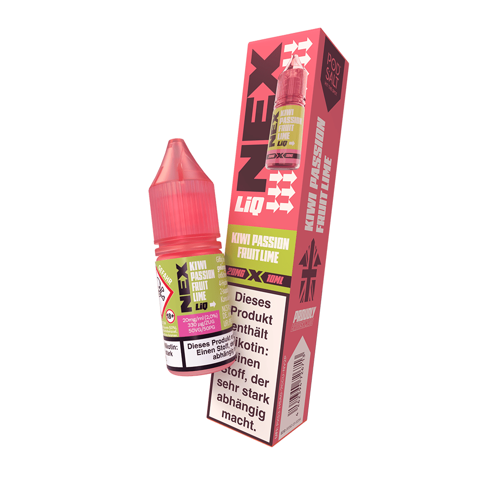 Nex Liq Nikotinsalz - Kiwi Passionsfruit Lime - 20mg Liquid 10ml 