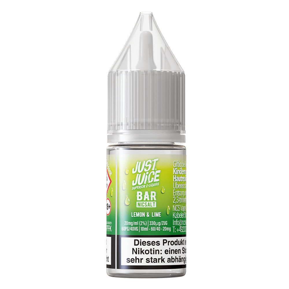 Just Juice Nikotinsalz - Lemon & Lime - 10ml Liquid 20mg  C