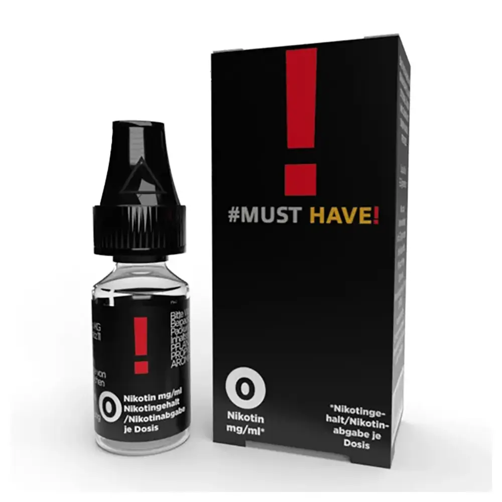 MUST HAVE ! AUSRUFEZEICHEN 10ml 0mg Liquid 